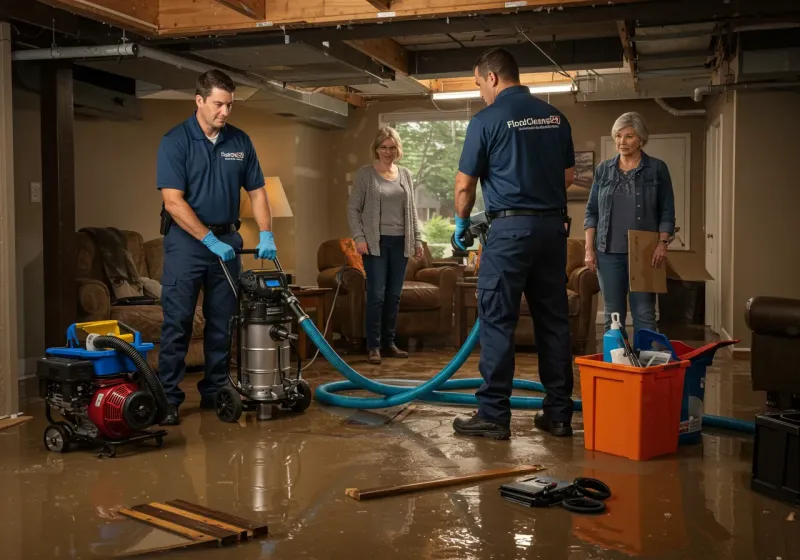 Basement Water Extraction and Removal Techniques process in Cleburne County, AL